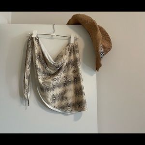 Montce Snake Skin Print Sarong